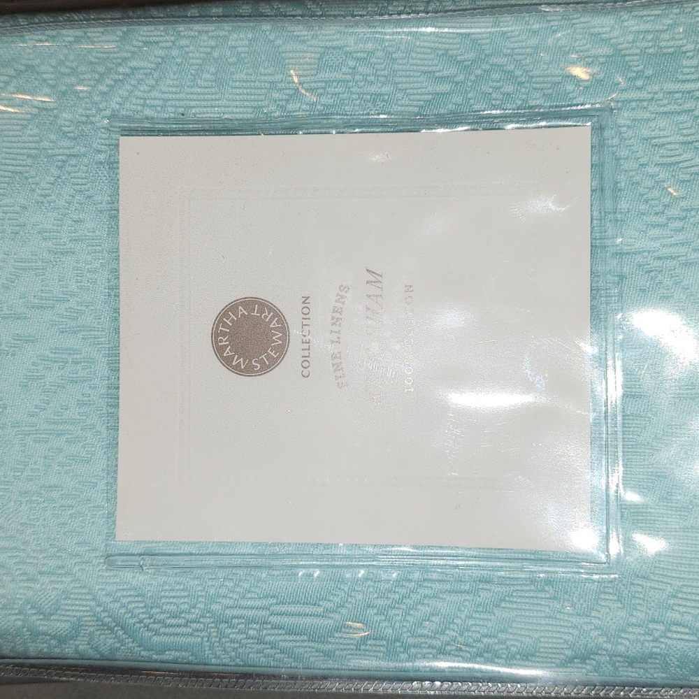 Martha Stewart Aquamarine Pillow Sham